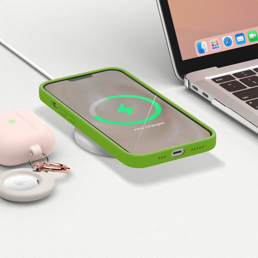 Husa Soft Silicone - iPhone 13 Pro - Acid Green