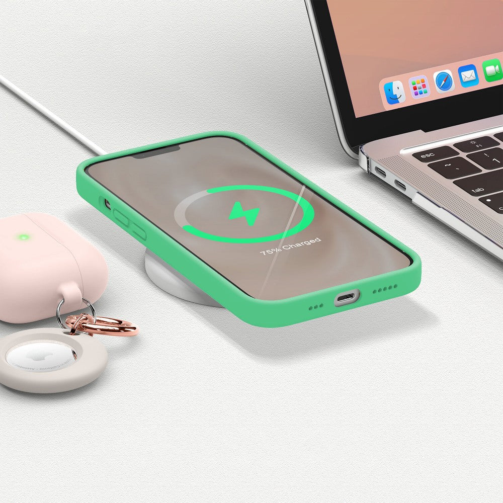 Husa Soft Silicone - iPhone 13 Pro - Emerald