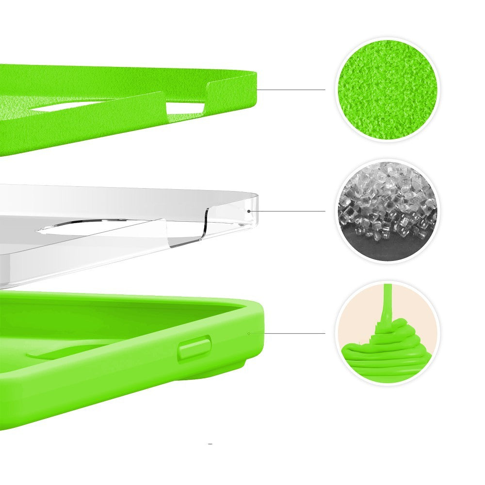 Husa Soft Silicone - iPhone 13 Pro - Neon Green