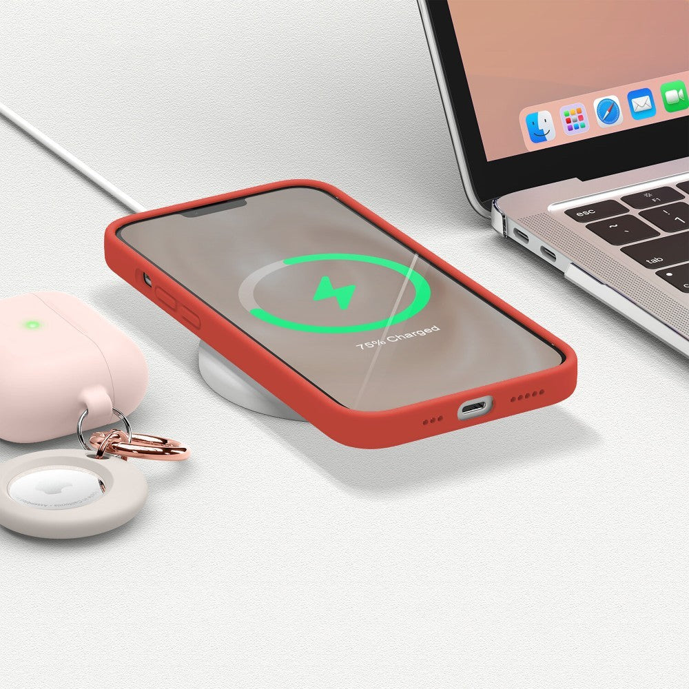 Soft Silicone Case - iPhone 13 Pro - Orange