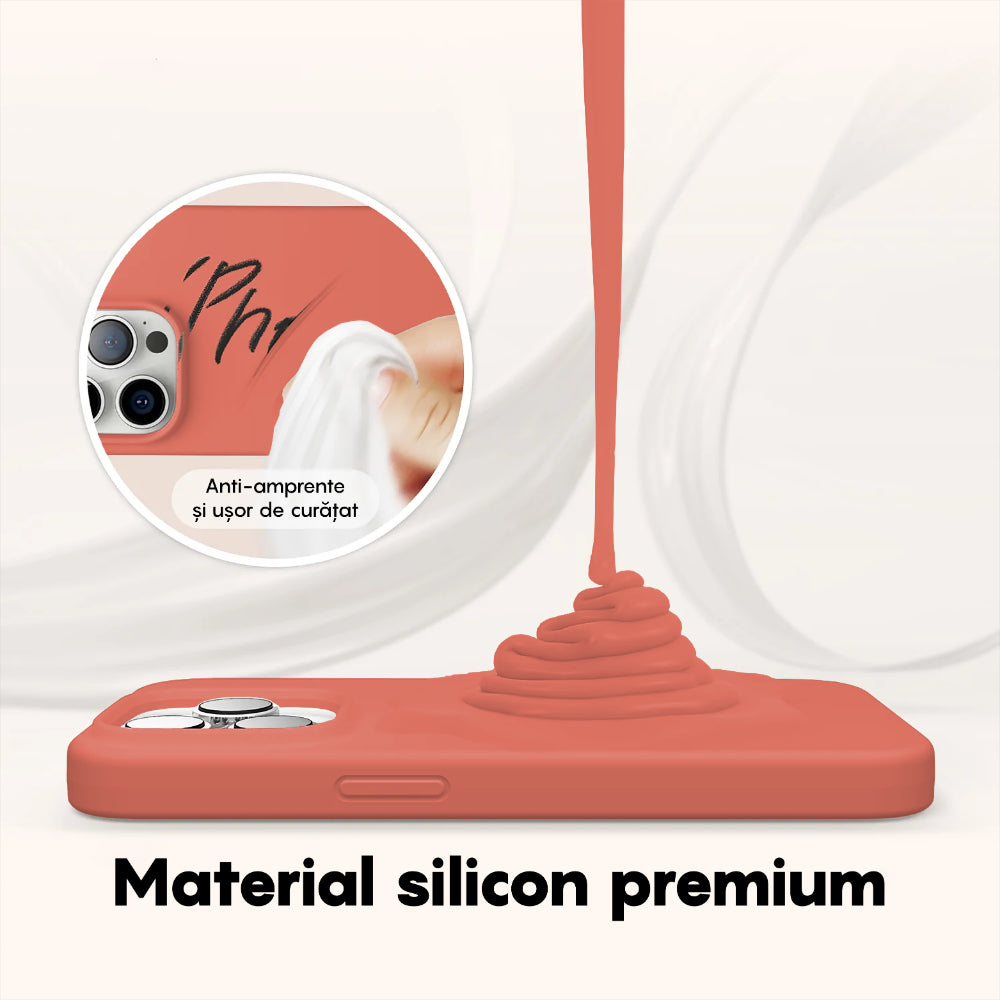 Husa Soft Silicone - iPhone 14 Plus - Flamingo