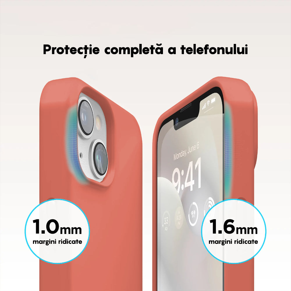 Husa Soft Silicone - iPhone 14 Plus - Flamingo