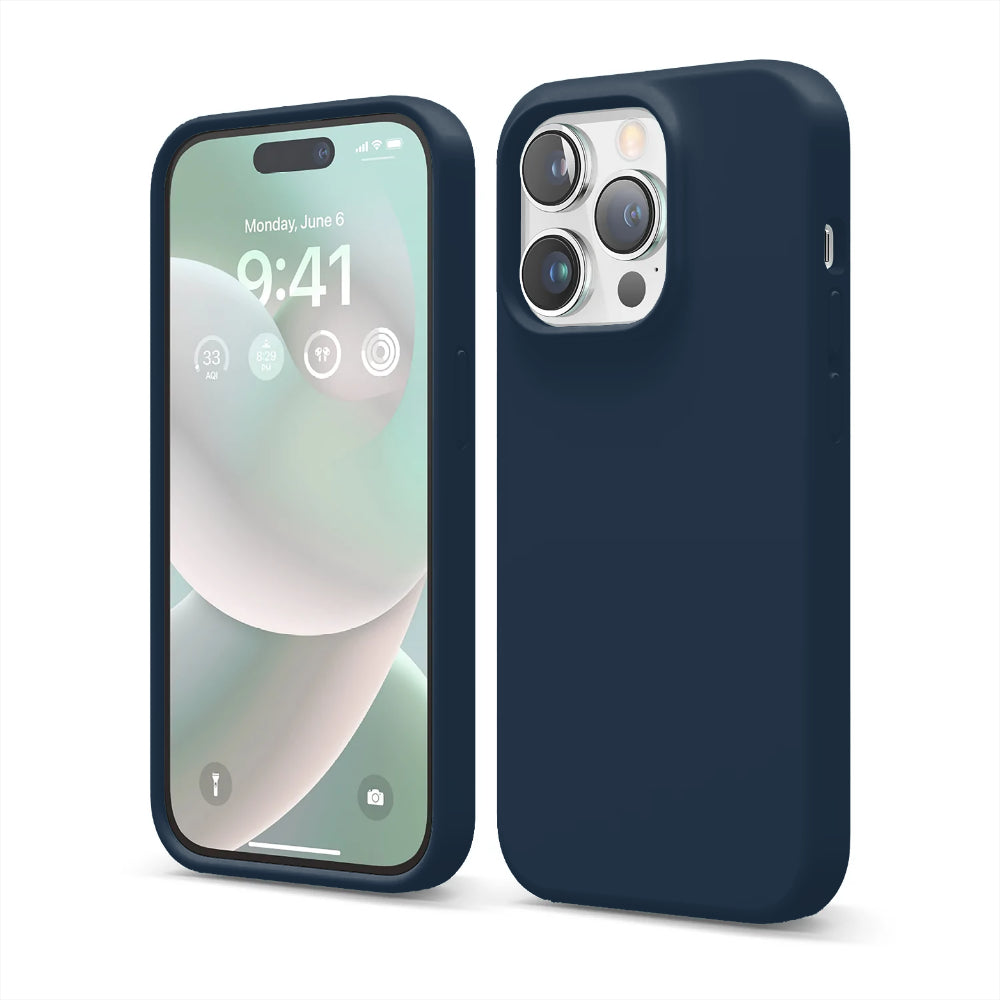 Husa Soft Silicone - iPhone 14 Pro Max - Classic Blue