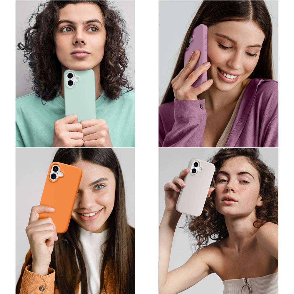 Husa Soft Silicone - iPhone 16 Plus - Neon