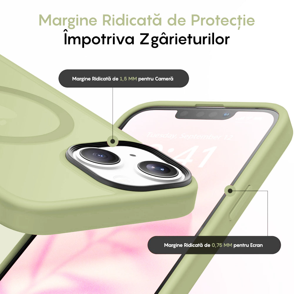 Husa MagSafe - iPhone 13 Mini - Verde Deschis
