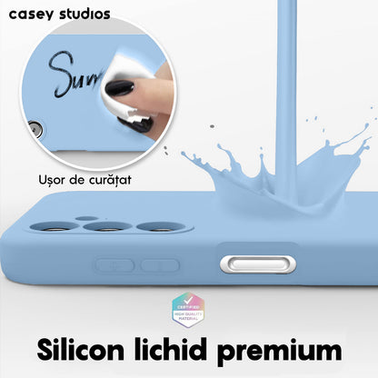 Husa Soft Silicone - Samsung Galaxy A14 4G/5G - Light Blue
