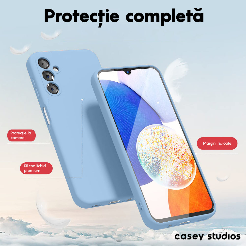 Husa Soft Silicone - Samsung Galaxy A14 4G/5G - Light Blue