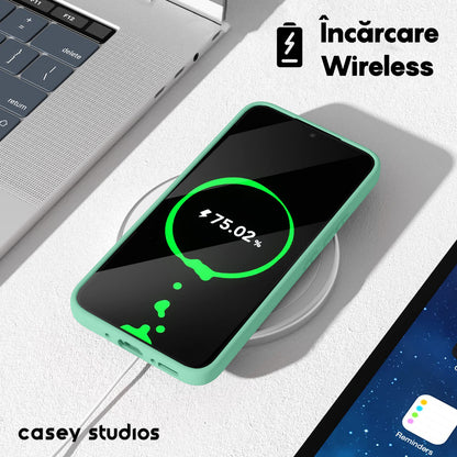 Husa Soft Silicone - Samsung Galaxy A34 - Light Green