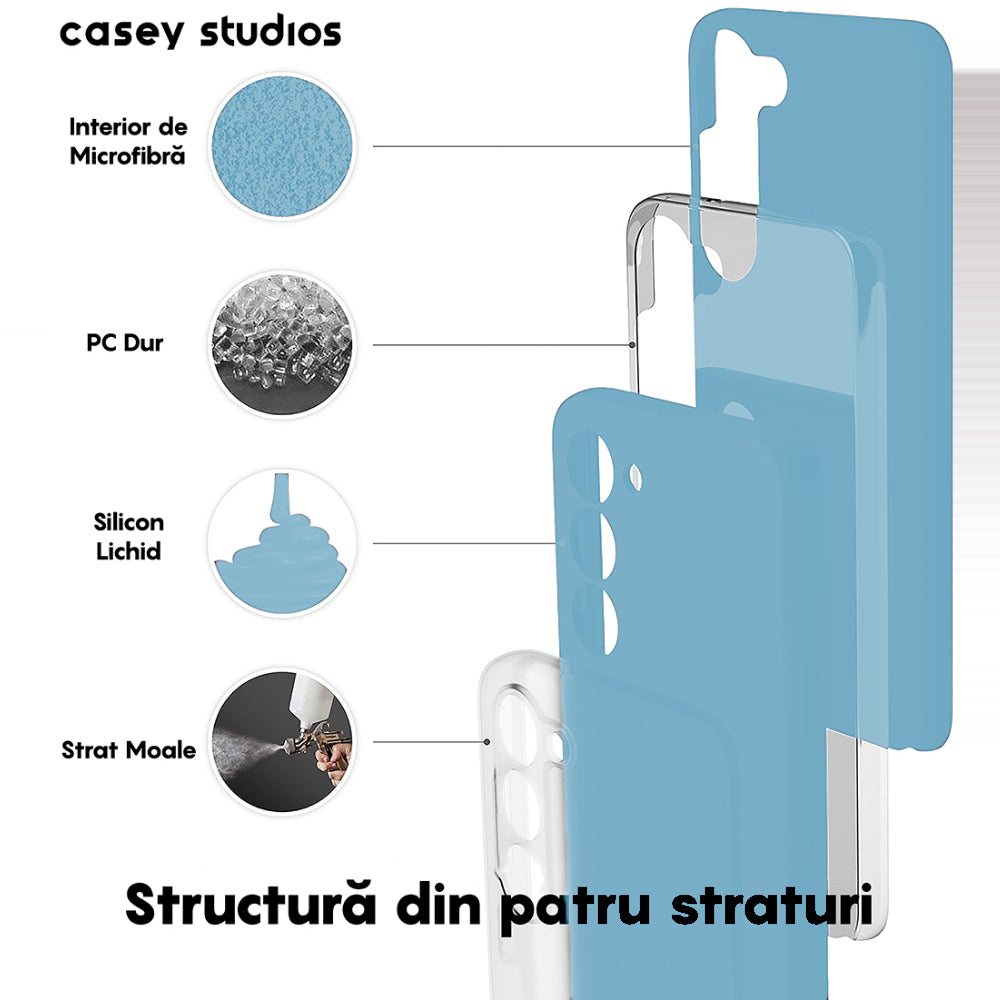 Soft Silicone Case - Samsung Galaxy S23 Plus - Light Blue