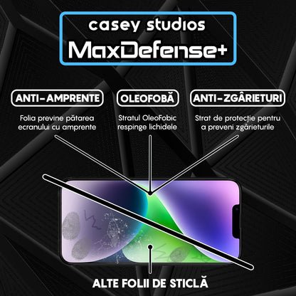 Pack of 2 MaxDefense+ Screen Protectors - iPhone 11 Pro Max - Black