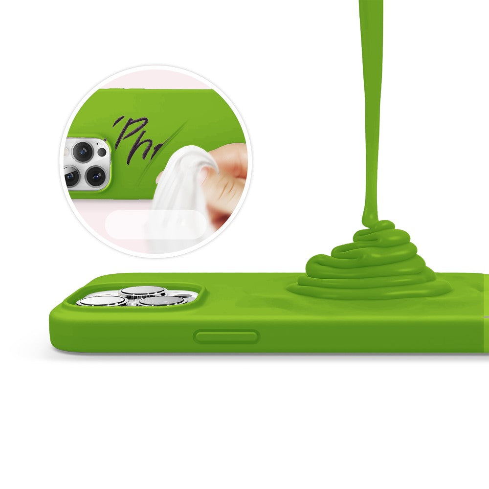 Husa Soft Silicone - iPhone 13 Pro Max - Acid Green