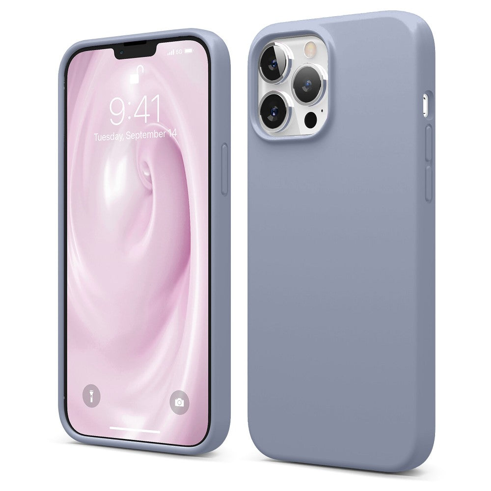 Husa Soft Silicone - iPhone 13 Pro Max - Slate Gray