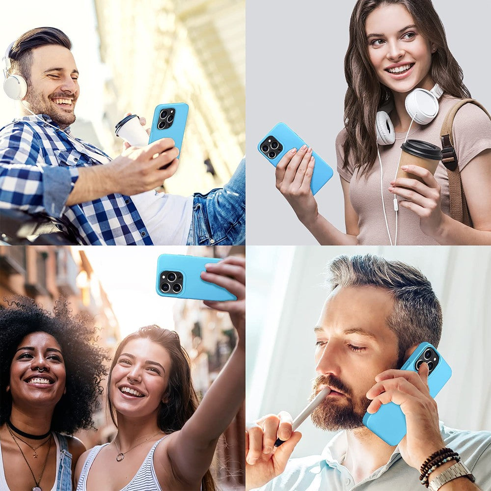 Soft Silicone Case - iPhone 13 Pro Max - Acid Blue