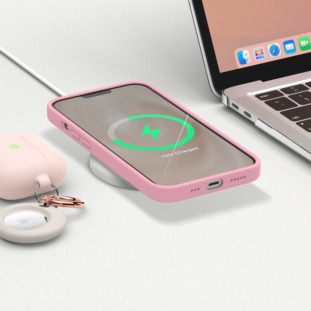 Husa Soft Silicone - iPhone 13 Pro Max - Flamingo Pink