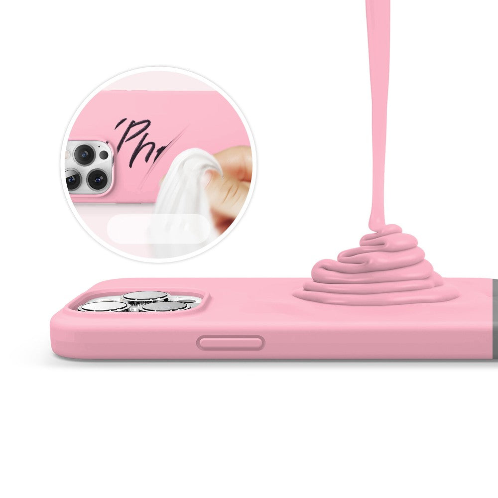Husa Soft Silicone - iPhone 13 Pro Max - Flamingo Pink