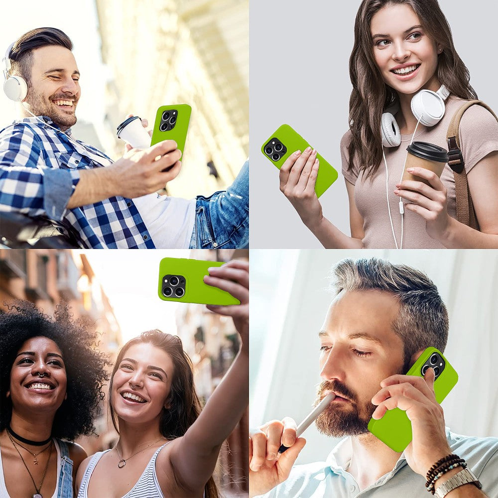 Husa Soft Silicone - iPhone 13 Pro Max - Limey Green