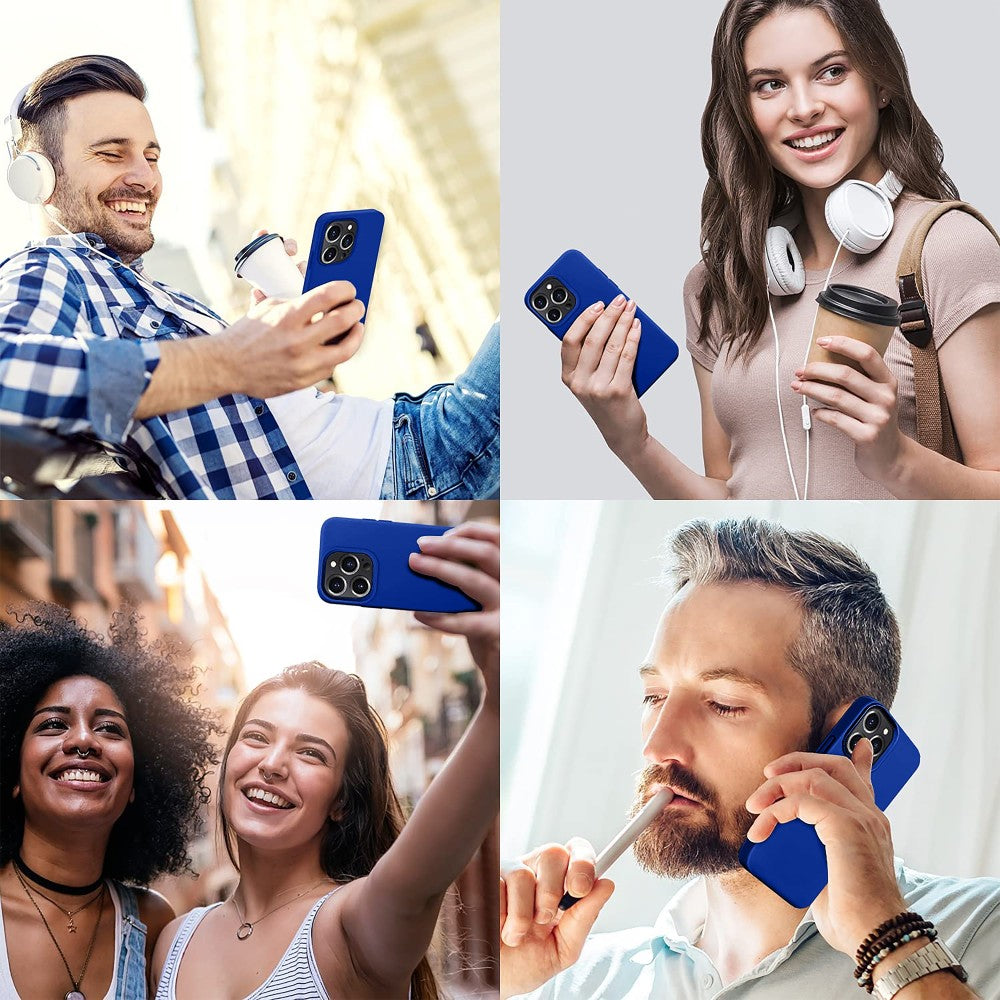 Husa Soft Silicone - iPhone 13 Pro Max - Dark Blue