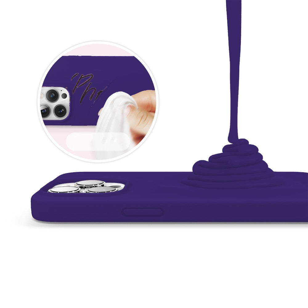 Soft Silicone Case - iPhone 13 Pro Max - Purple