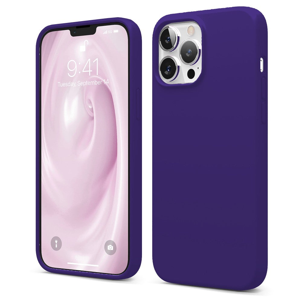 Soft Silicone Case - iPhone 13 Pro Max - Purple