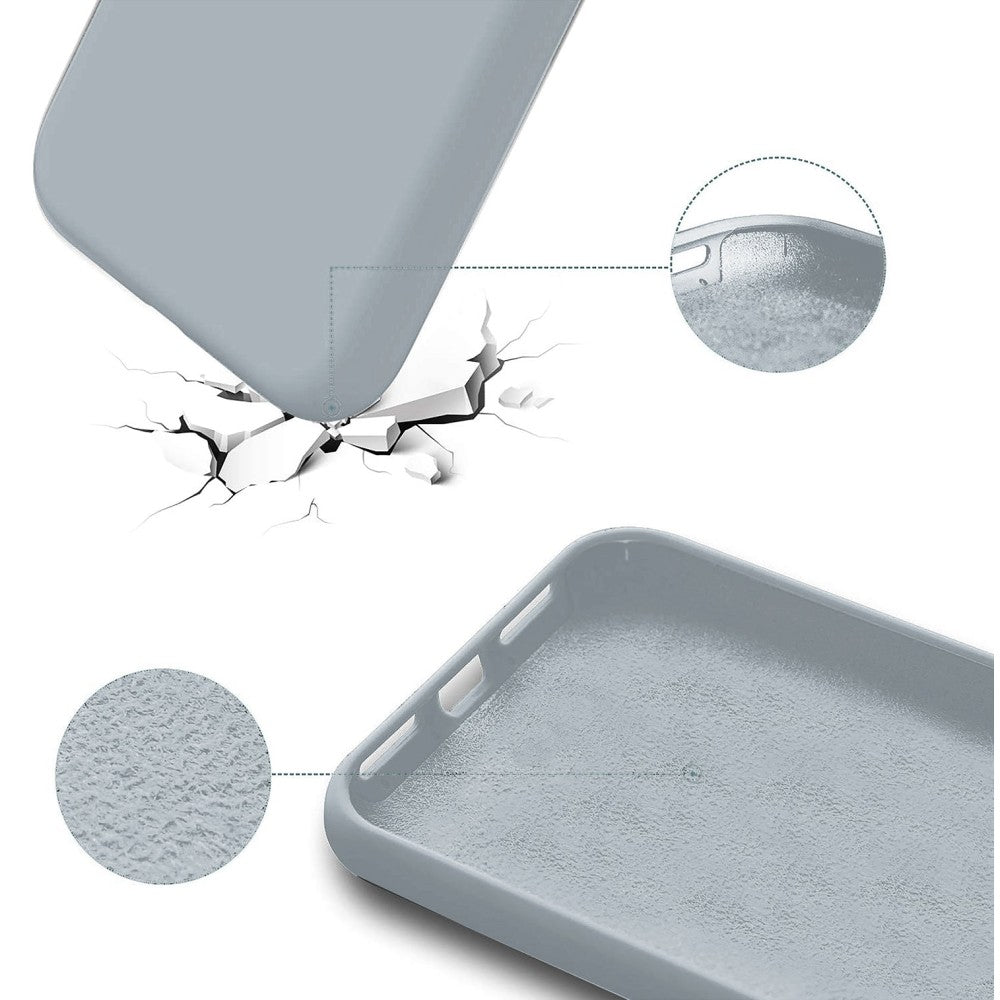 Husa Soft Silicone - iPhone 13 - Light Gray