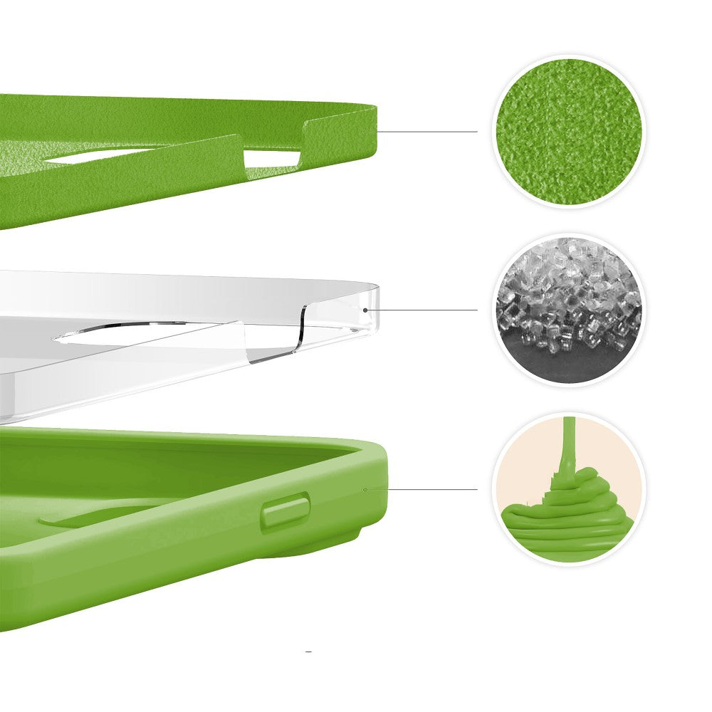 Husa Soft Silicone - iPhone 13 - Acid Green