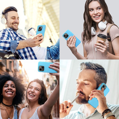 Soft Silicone Case - iPhone 13 - Acid Blue