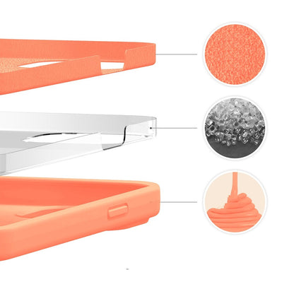 Husa Soft Silicone - iPhone 13 Mini - Peach