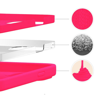 Soft Silicone Case - iPhone 13 Mini - Neon Pink
