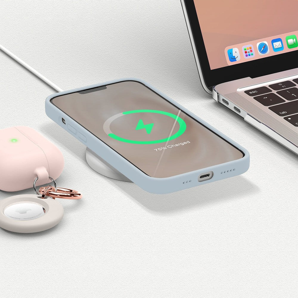 Soft Silicone Case - iPhone 13 Mini - Light Gray