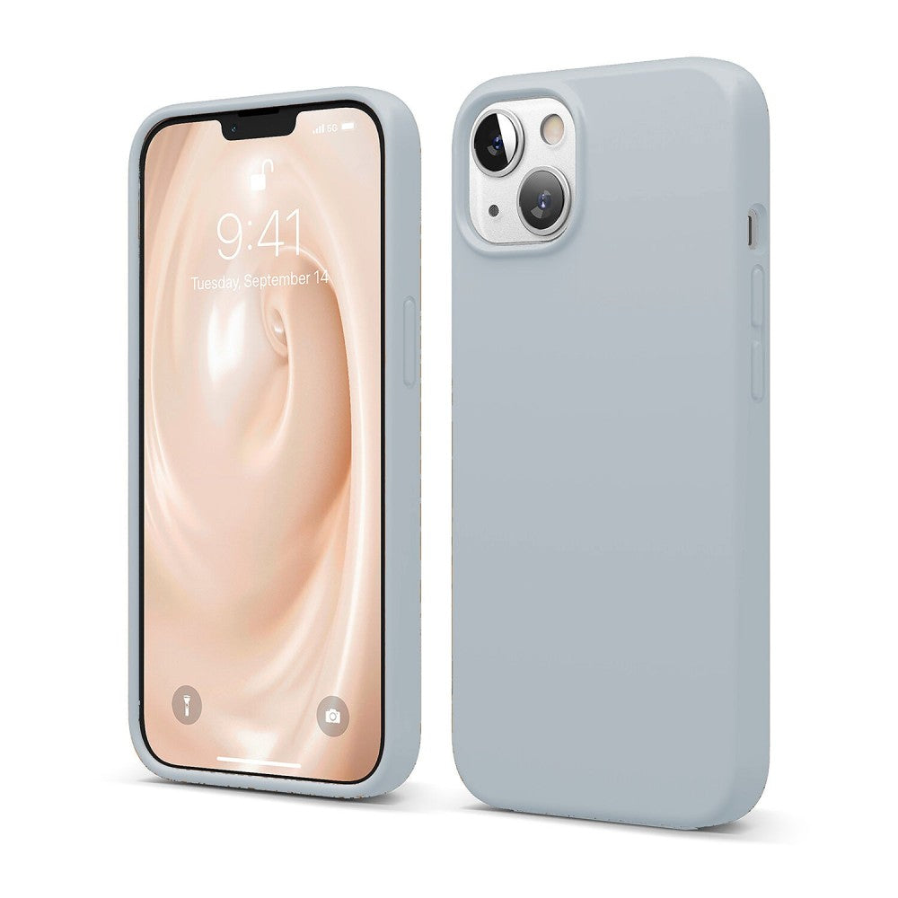 Soft Silicone Case - iPhone 13 Mini - Light Gray