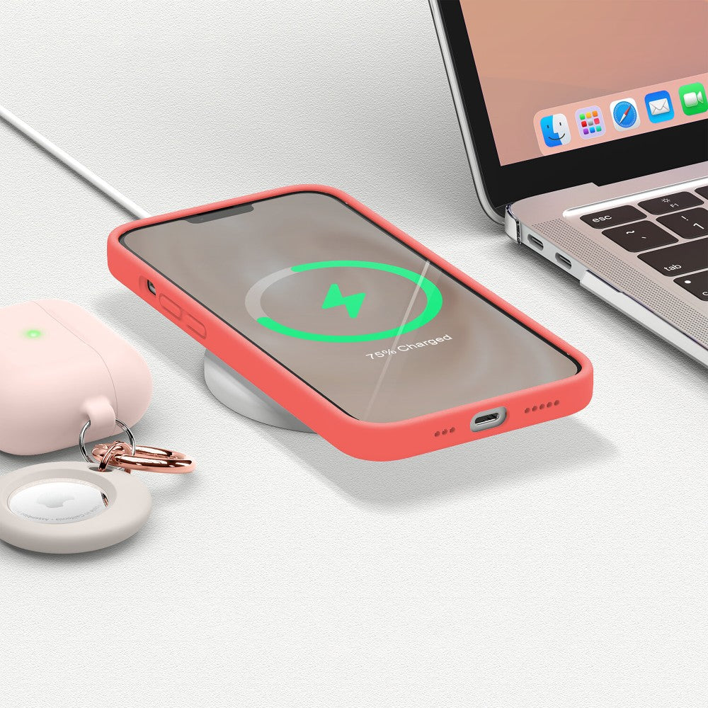 Soft Silicone Case - iPhone 13 Mini - Flamingo