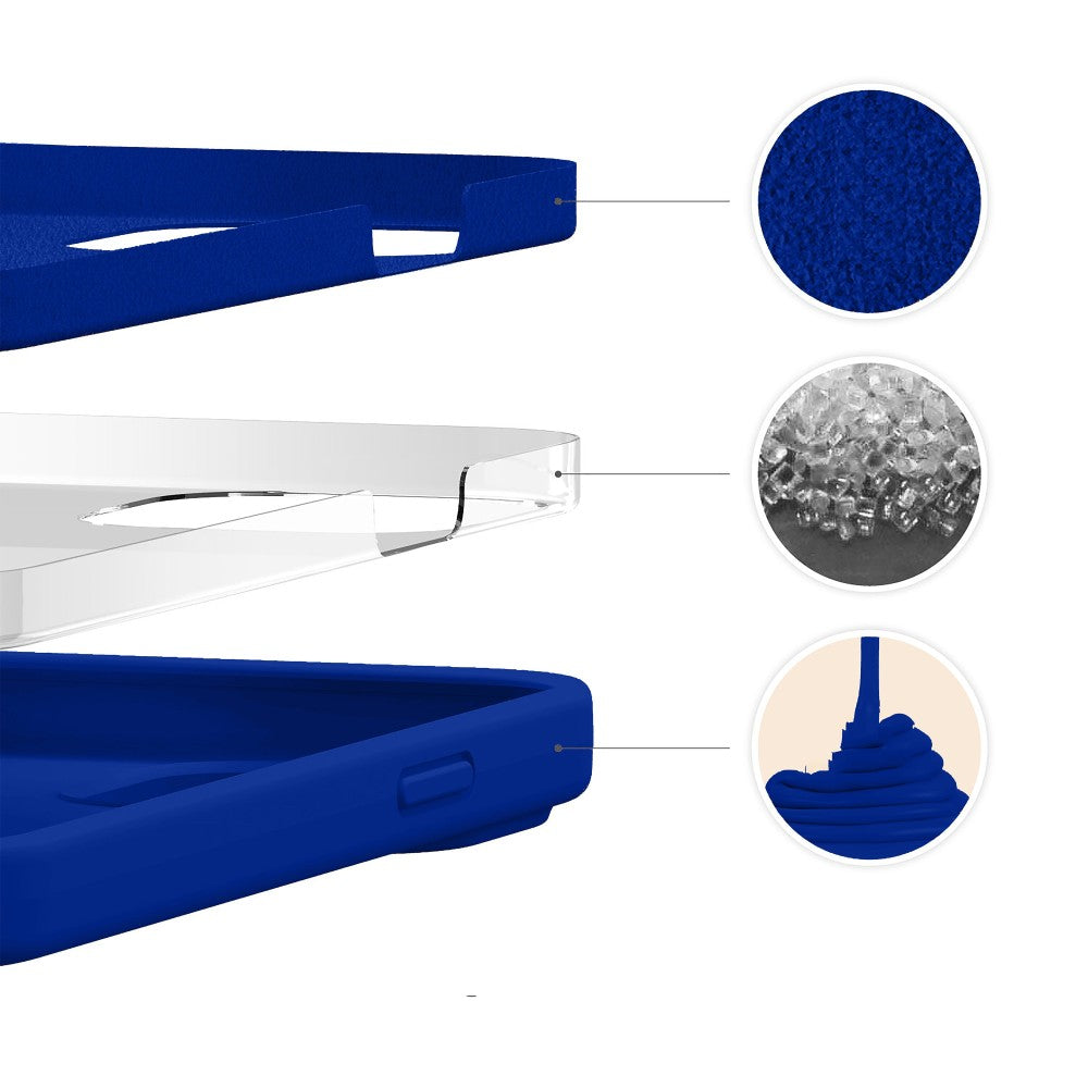 Husa Soft Silicone - iPhone 13 Mini - Dark Blue