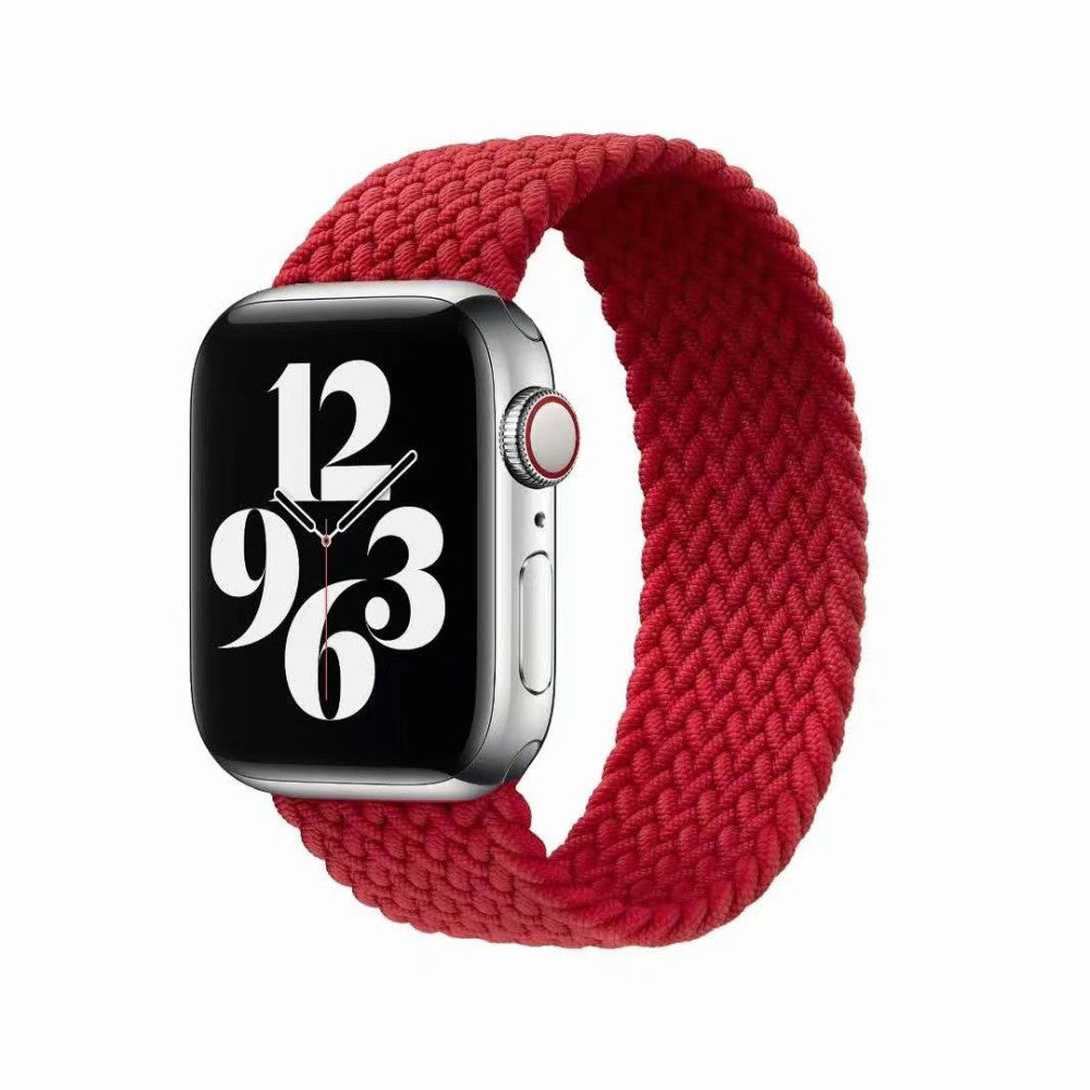 Curea Braided Breeze - Apple Watch 1/2/3/4/5/6/7/8/9/10/11/SE/SE2/SE3 - 38/40/41/42 MM - XXS - Red