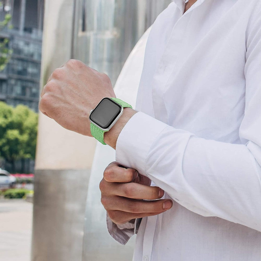 Curea Braided Breeze - Apple Watch 1/2/3/4/5/6/7/8/9/10/11/SE/SE2/SE3/Ultra 1/Ultra 2/Ultra 3 - 42/44/45/46/49 MM - XS - Pistachio
