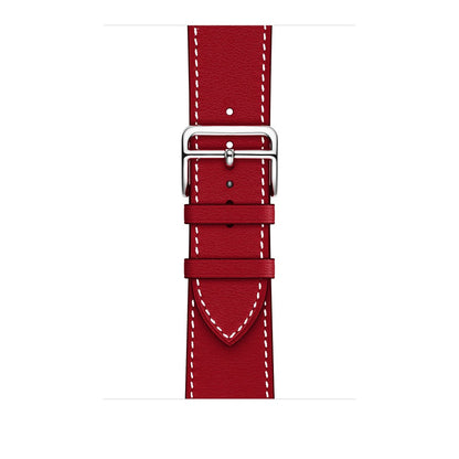 Leather Elegance Strap - Apple Watch 1/2/3/4/5/6/7/8/9/10/11/SE/SE2/SE3 - 38/40/41/42 MM - Red