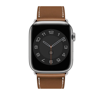 Leather Elegance Strap - Apple Watch 1/2/3/4/5/6/7/8/9/10/11/SE/SE2/SE3 - 38/40/41/42 MM - Brown
