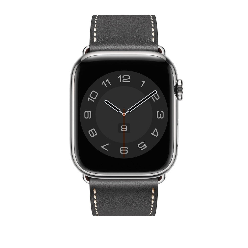 Curea Leather Elegance - Apple Watch 1/2/3/4/5/6/7/8/9/10/11/SE/SE2/SE3/Ultra 1/Ultra 2/Ultra 3 - 42/44/45/46/49 MM - Dark Gray