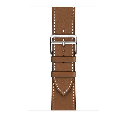 Leather Elegance Strap - Apple Watch 1/2/3/4/5/6/7/8/9/10/11/SE/SE2/SE3/Ultra 1/Ultra 2/Ultra 3 - 42/44/45/46/49 MM - Brown