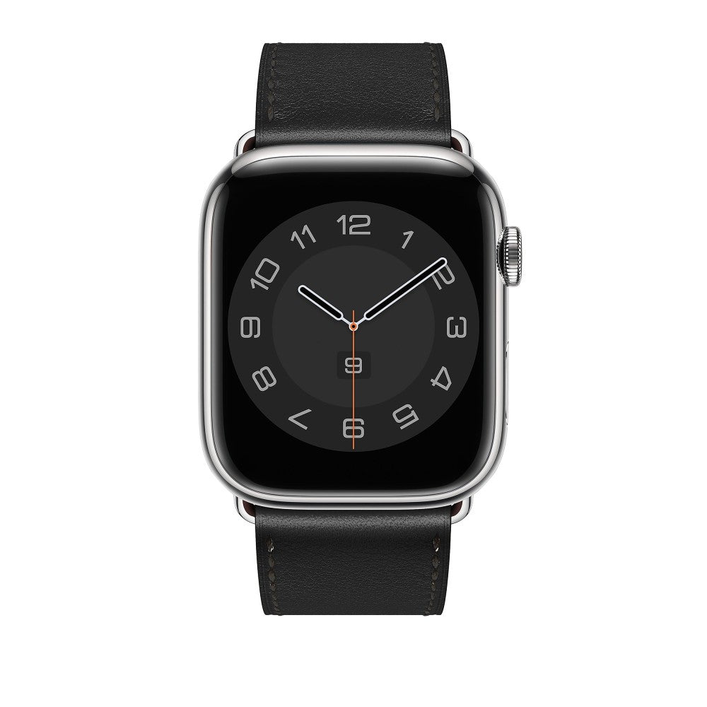 Curea Leather Elegance - Apple Watch 1/2/3/4/5/6/7/8/9/10/11/SE/SE2/SE3/Ultra 1/Ultra 2/Ultra 3 - 42/44/45/46/49 MM - Black