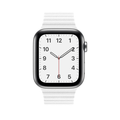 Curea Leather Loop Heritage - Apple Watch 1/2/3/4/5/6/7/8/9/10/11/SE/SE2/SE3 - 38/40/41/42 MM - White