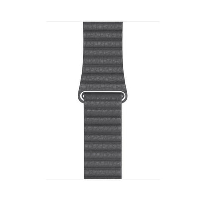 Leather Loop Heritage Strap - Apple Watch 1/2/3/4/5/6/7/8/9/10/11/SE/SE2/SE3 - 38/40/41/42 MM - Dark Gray