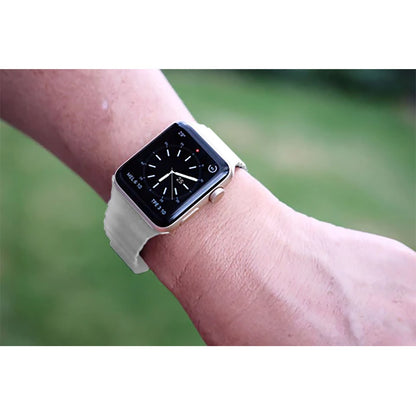 Leather Loop Heritage Strap - Apple Watch 1/2/3/4/5/6/7/8/9/10/11/SE/SE2/SE3/Ultra 1/Ultra 2/Ultra 3 - 42/44/45/46/49 MM - White