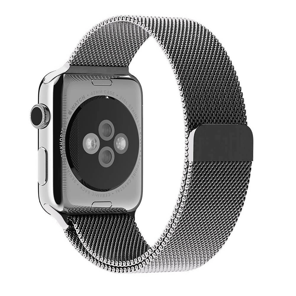Curea Milanese Classic - Apple Watch 1/2/3/4/5/6/7/8/9/10/11/SE/SE2/SE3 - 38/40/41/42 MM - Silver