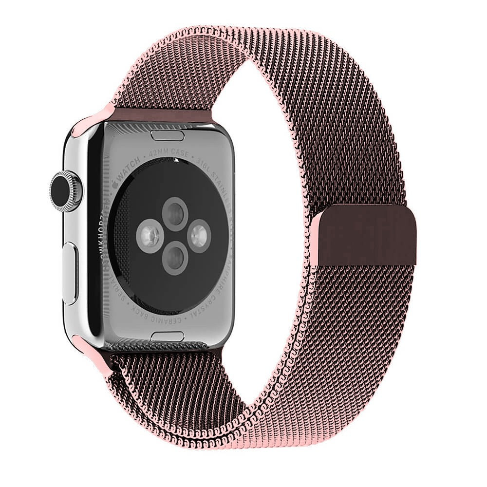 Curea Milanese Classic - Apple Watch 1/2/3/4/5/6/7/8/9/10/11/SE/SE2/SE3 - 38/40/41/42 MM - Rose Pink
