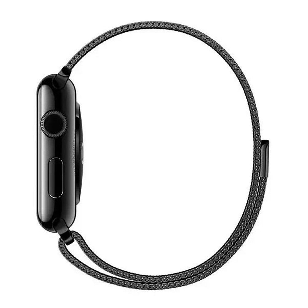 Curea Milanese Classic - Apple Watch 1/2/3/4/5/6/7/8/9/10/11/SE/SE2/SE3 - 38/40/41/42 MM - Carbon Black