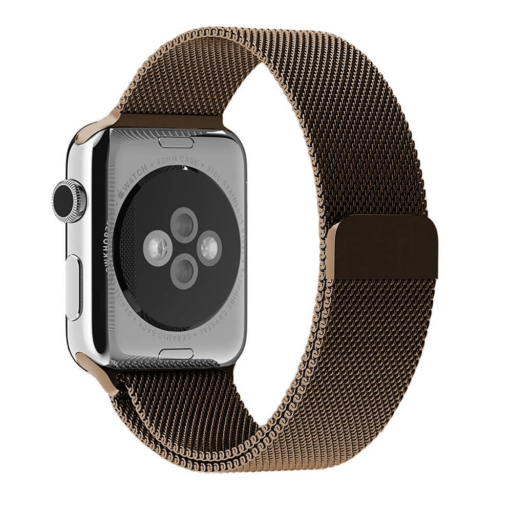 Curea Milanese Classic - Apple Watch 1/2/3/4/5/6/7/8/9/10/11/SE/SE2/SE3 - 38/40/41/42 MM - Brown