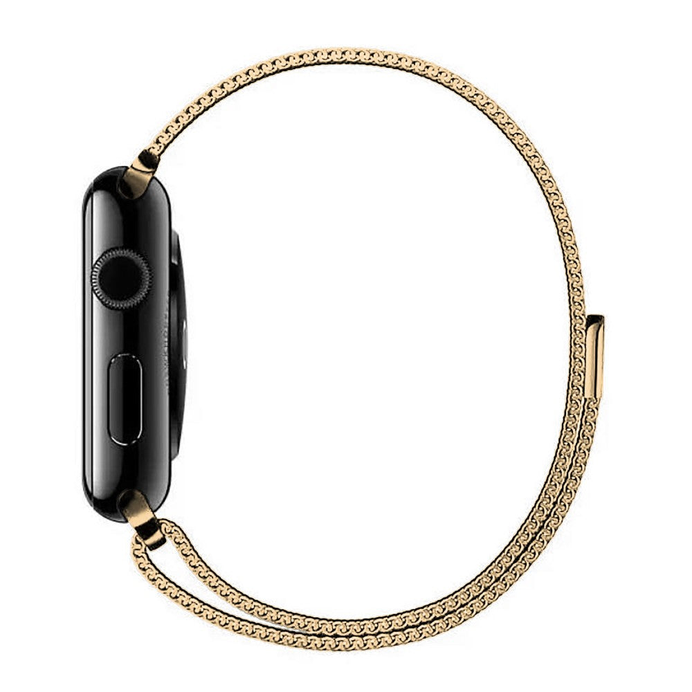 Milanese Classic Strap - Apple Watch 1/2/3/4/5/6/7/8/9/10/11/SE/SE2/SE3/Ultra 1/Ultra 2/Ultra 3 - 42/44/45/46/49 MM - Champagne