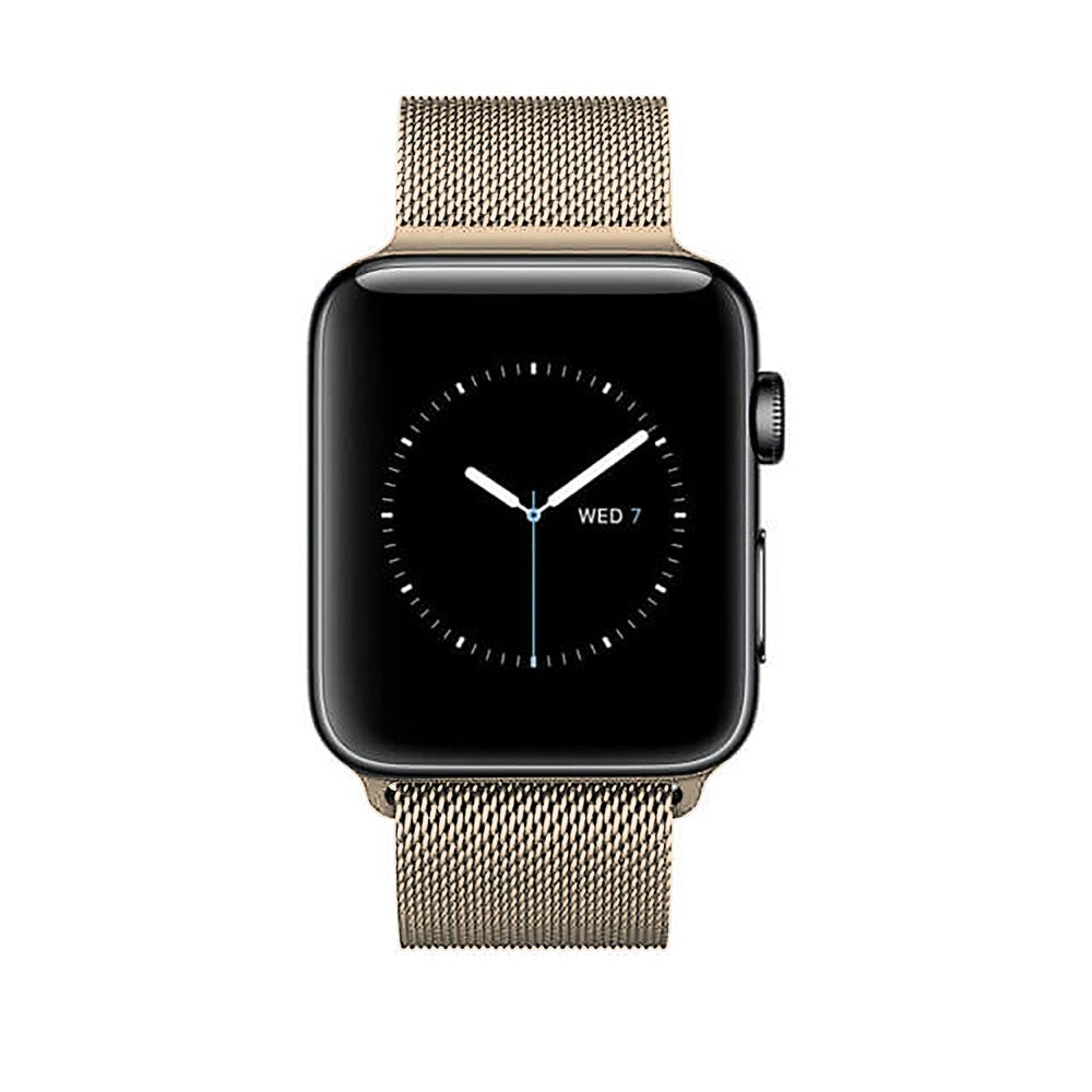 Curea Milanese Classic - Apple Watch 1/2/3/4/5/6/7/8/9/10/11/SE/SE2/SE3/Ultra 1/Ultra 2/Ultra 3 - 42/44/45/46/49 MM - Official Gold