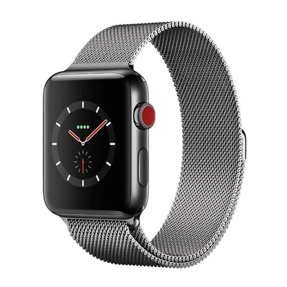 Curea Milanese Classic - Apple Watch 1/2/3/4/5/6/7/8/9/10/11/SE/SE2/SE3/Ultra 1/Ultra 2/Ultra 3 - 42/44/45/46/49 MM - Silver