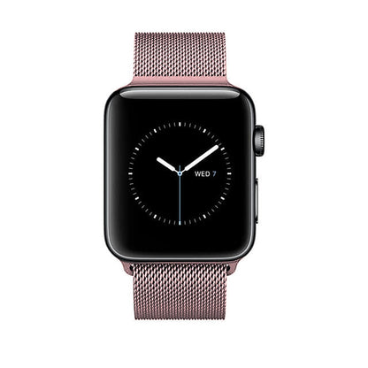 Curea Milanese Classic - Apple Watch 1/2/3/4/5/6/7/8/9/10/11/SE/SE2/SE3/Ultra 1/Ultra 2/Ultra 3 - 42/44/45/46/49 MM - Rose Pink